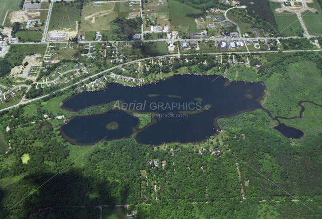 Lower Pettibone Lake in Oakland County, Michigan